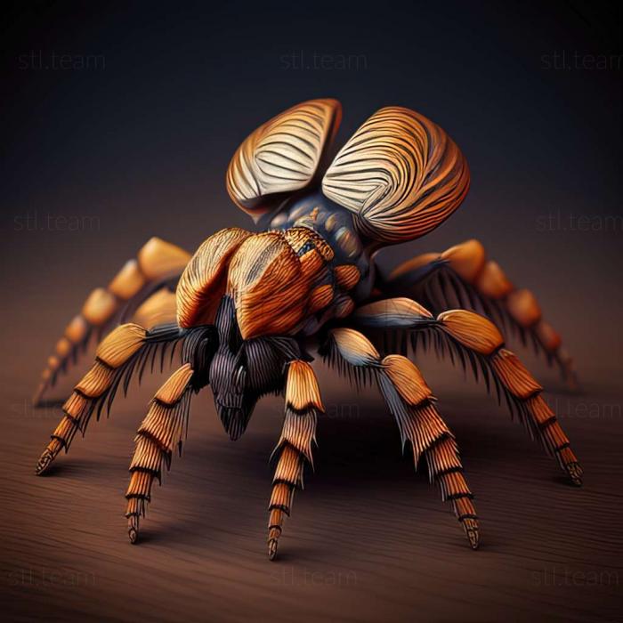 3D модель Brachypelma auratum (STL)